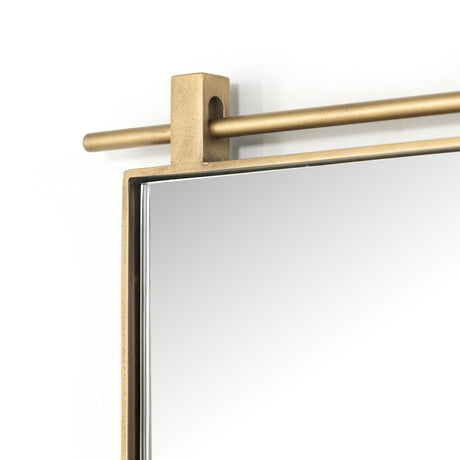 Chico Small Arch Mirror in Antique Brass from Four Hands - Luna Furniture