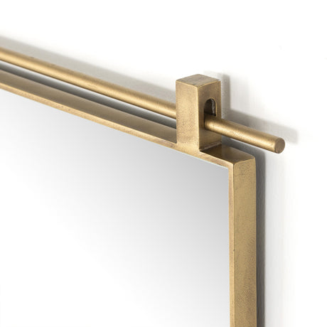 Chico Small Arch Mirror in Antique Brass from Four Hands - Luna Furniture