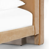 Mitchell Bed in Surrey Camel from Four Hands - Luna Furniture