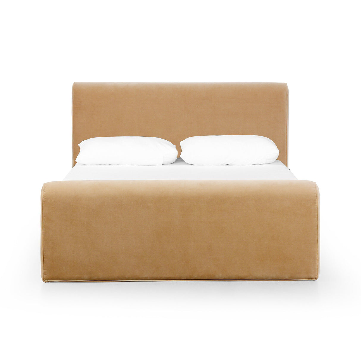 Mitchell Bed in Surrey Camel from Four Hands - Luna Furniture