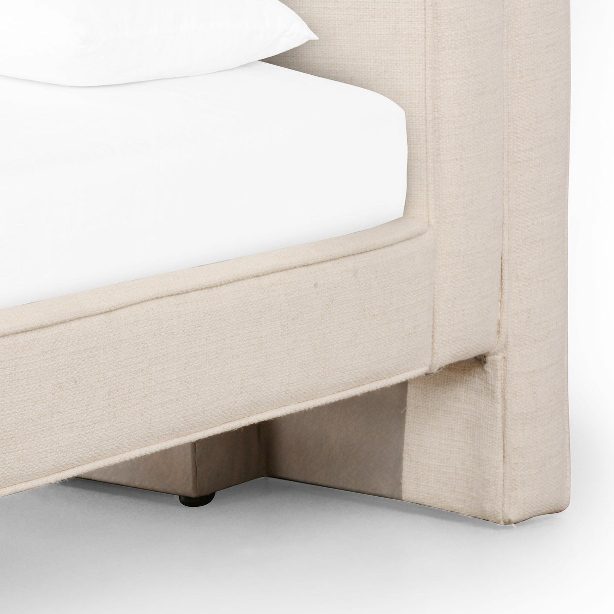 Mitchell Bed in Thames Cream from Four Hands - Luna Furniture