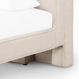 Mitchell Bed in Thames Cream from Four Hands - Luna Furniture