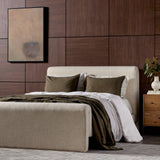 Mitchell Bed in Thames Cream from Four Hands - Luna Furniture