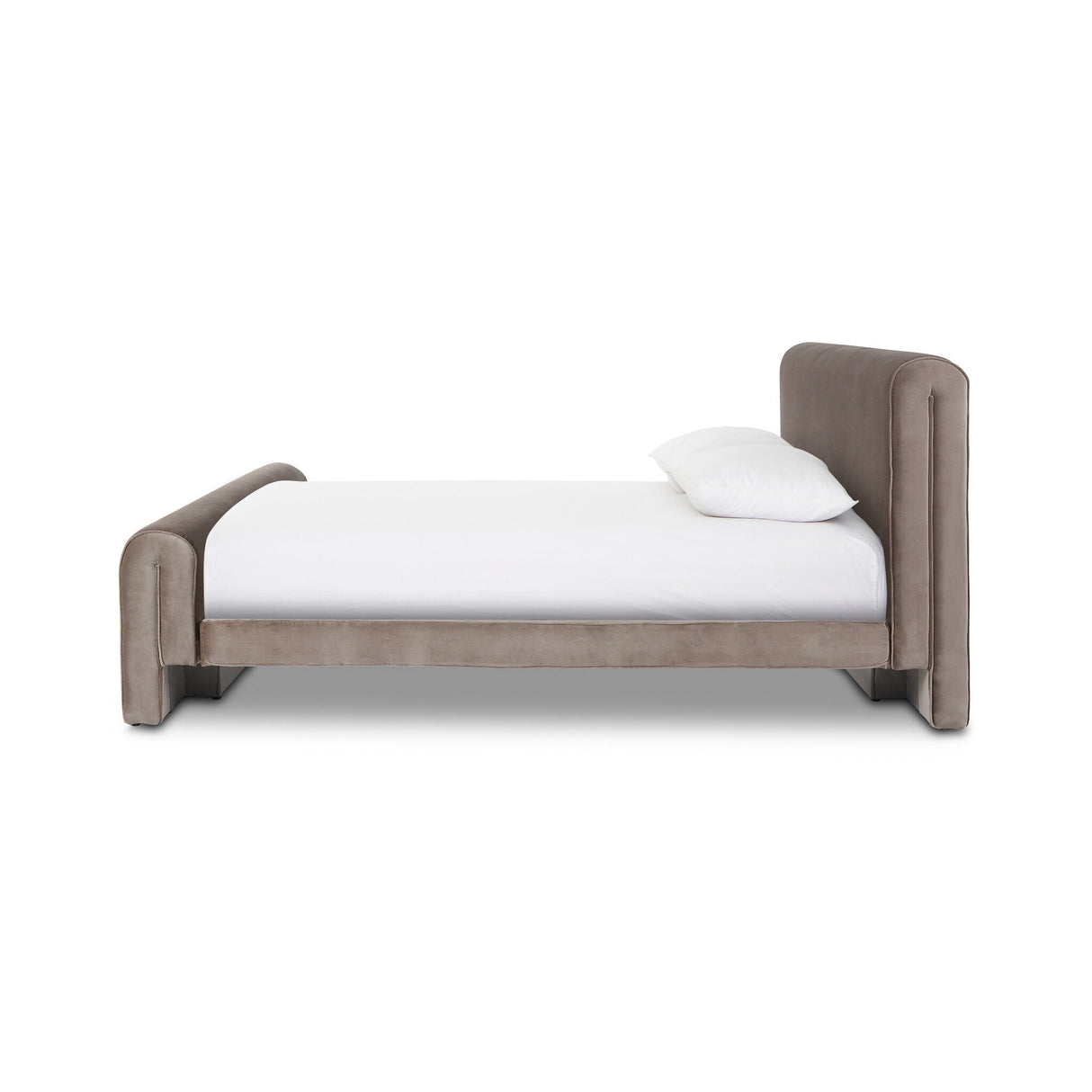 Mitchell Bed in Surrey Fossil from Four Hands - Luna Furniture