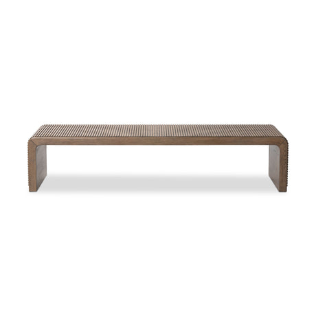 Leo Coffee Table in Rustic Grey from Four Hands - Luna Furniture