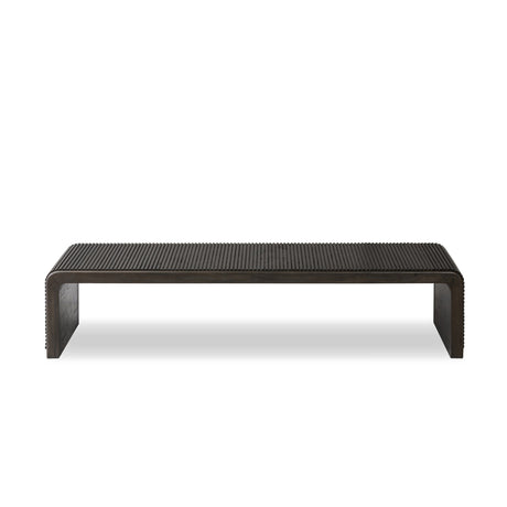 Leo Coffee Table in Smoked Black from Four Hands - Luna Furniture