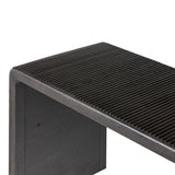 Leo Console Table in Smoked Black from Four Hands - Luna Furniture