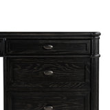 Toulouse Executive Desk in Distressed Black from Four Hands - Luna Furniture