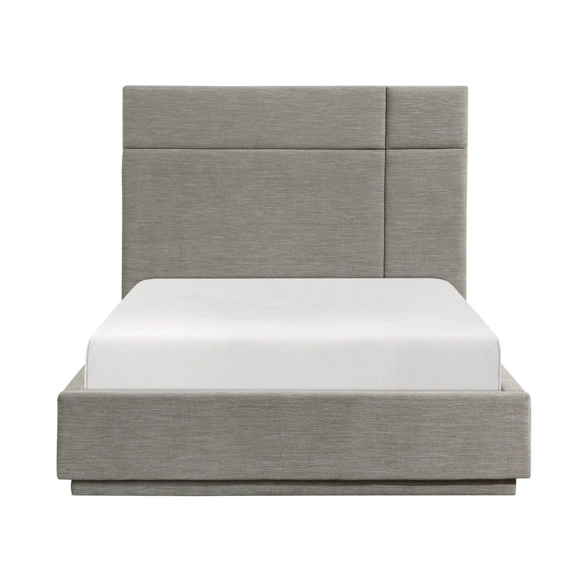 Paola Forest Green Eastern King Upholstered Platform Bed from Homelegance - Luna Furniture