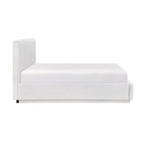 Mulvane Natural California King Upholstered Platform Bed from Homelegance - Luna Furniture
