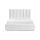 Mulvane Natural Full Upholstered Platform Bed from Homelegance - Luna Furniture