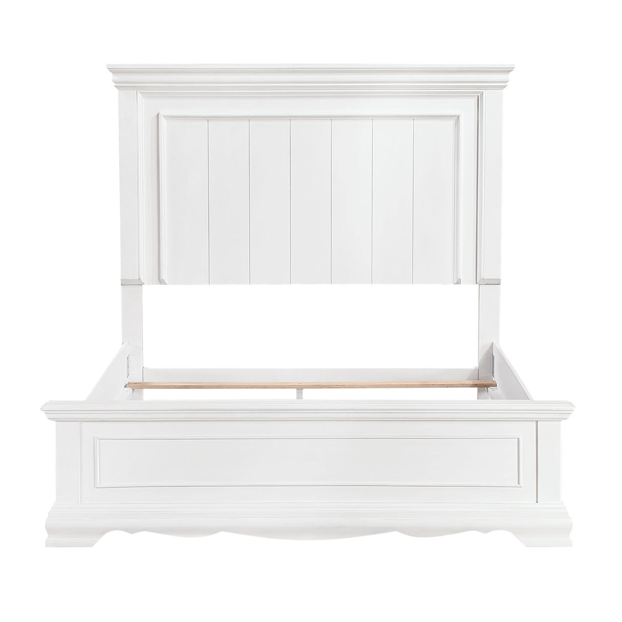 York White Queen Bed from Homelegance - Luna Furniture