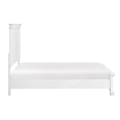 York White Queen Bed from Homelegance - Luna Furniture
