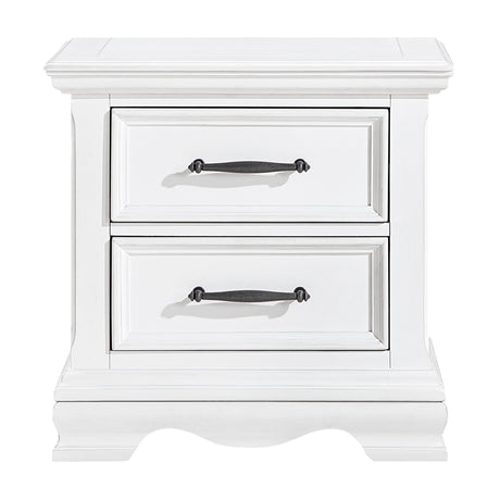 York White Night Stand from Homelegance - Luna Furniture