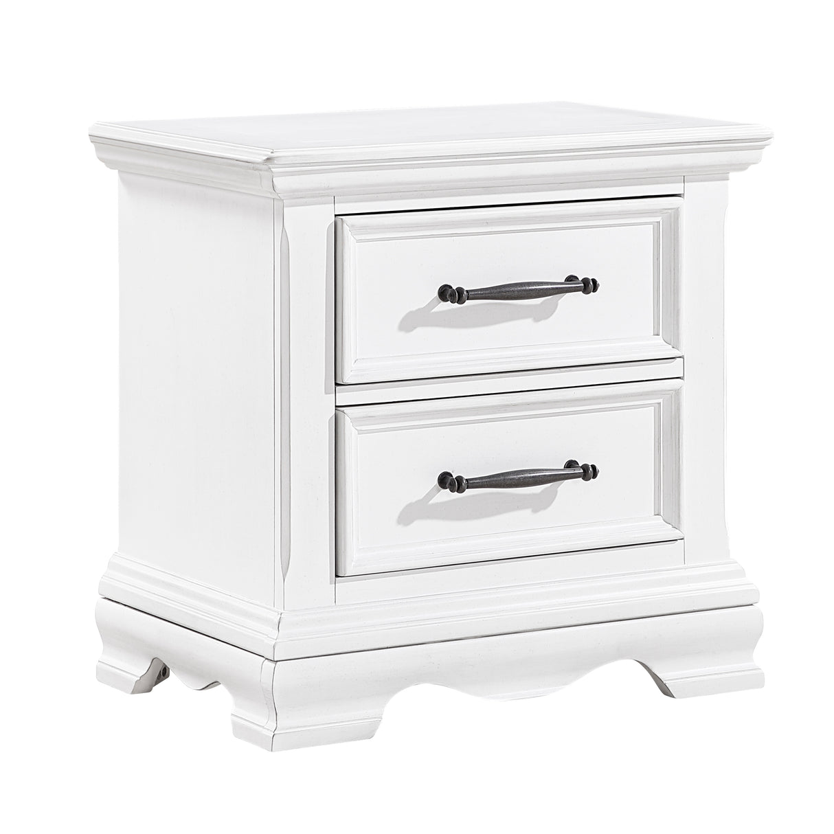 York White Night Stand from Homelegance - Luna Furniture