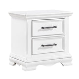 York White Night Stand from Homelegance - Luna Furniture