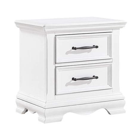 York White Night Stand from Homelegance - Luna Furniture