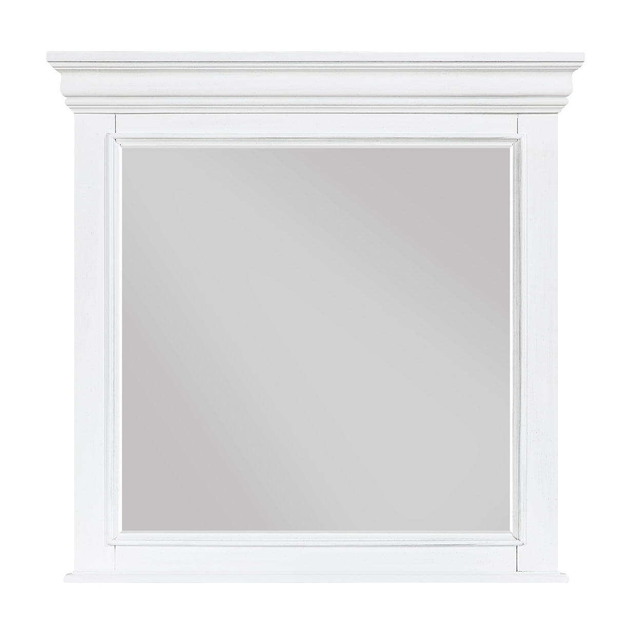 York White Dresser Mirror from Homelegance - Luna Furniture