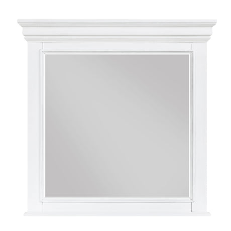 York White Dresser Mirror from Homelegance - Luna Furniture