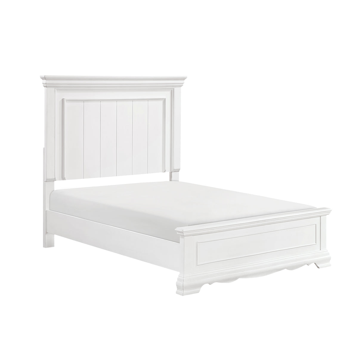 York White Full Bed from Homelegance - Luna Furniture