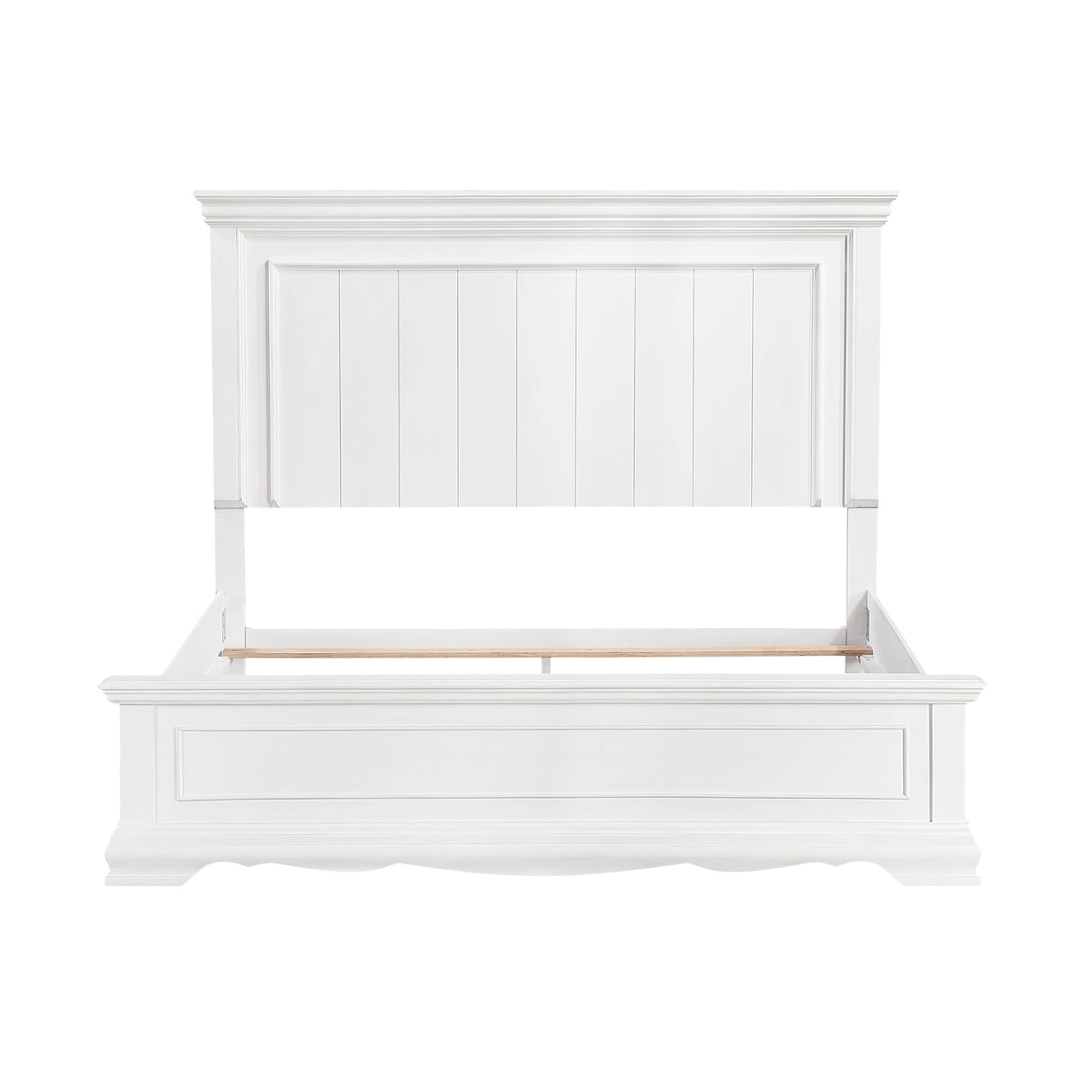 York White Eastern King Bed from Homelegance - Luna Furniture