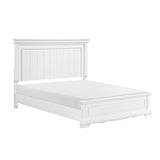 York White Eastern King Bed from Homelegance - Luna Furniture