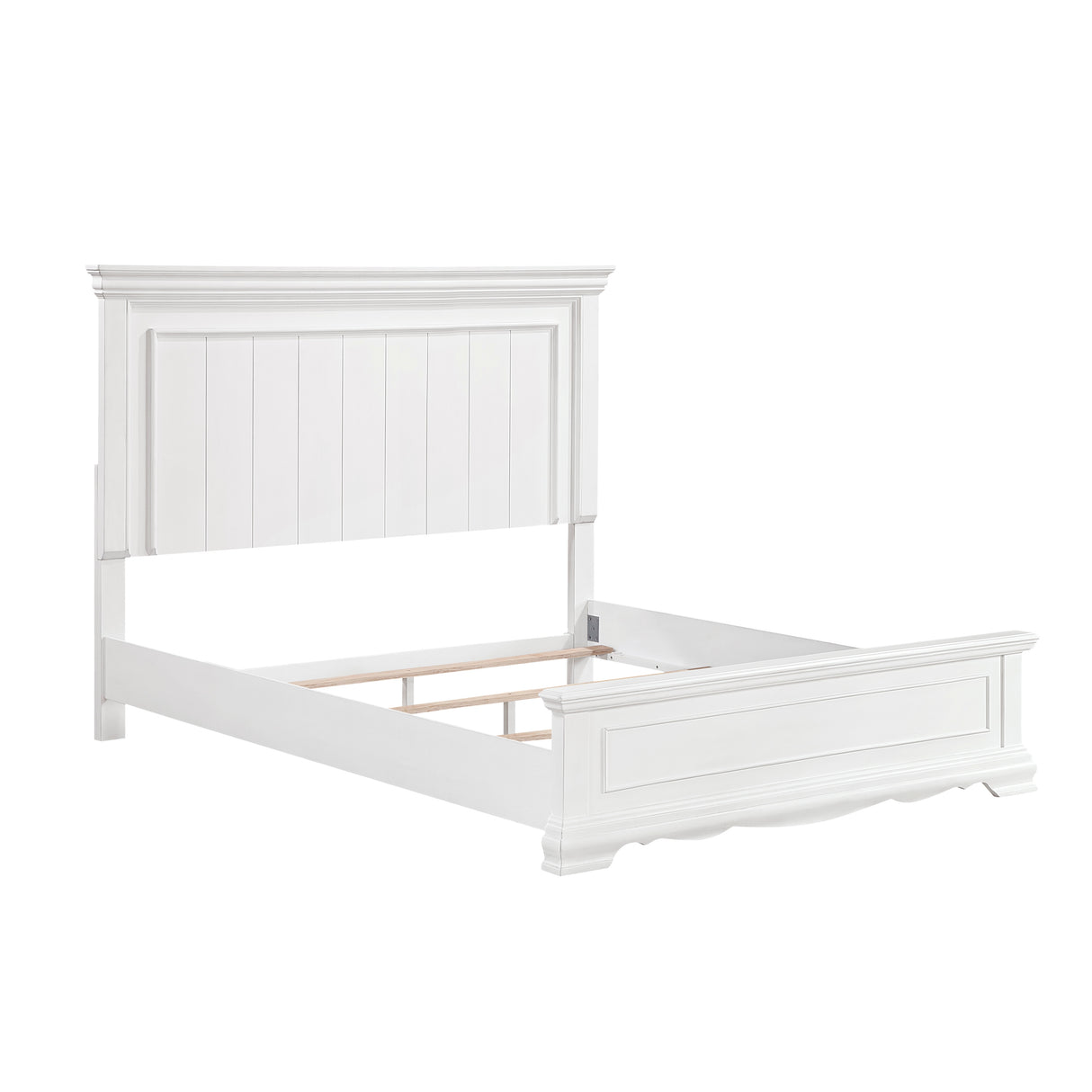 York White Eastern King Bed from Homelegance - Luna Furniture