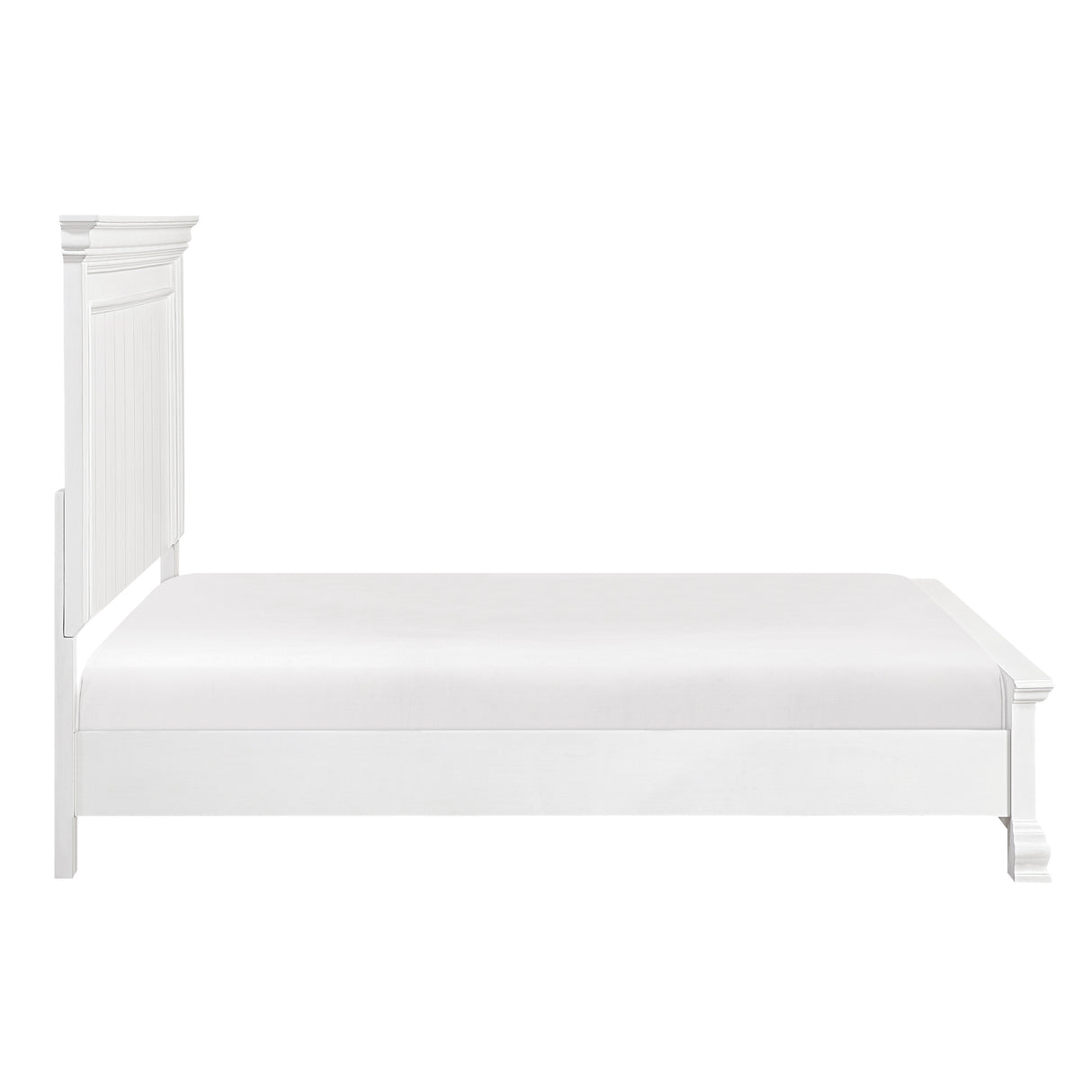 York White Eastern King Bed from Homelegance - Luna Furniture
