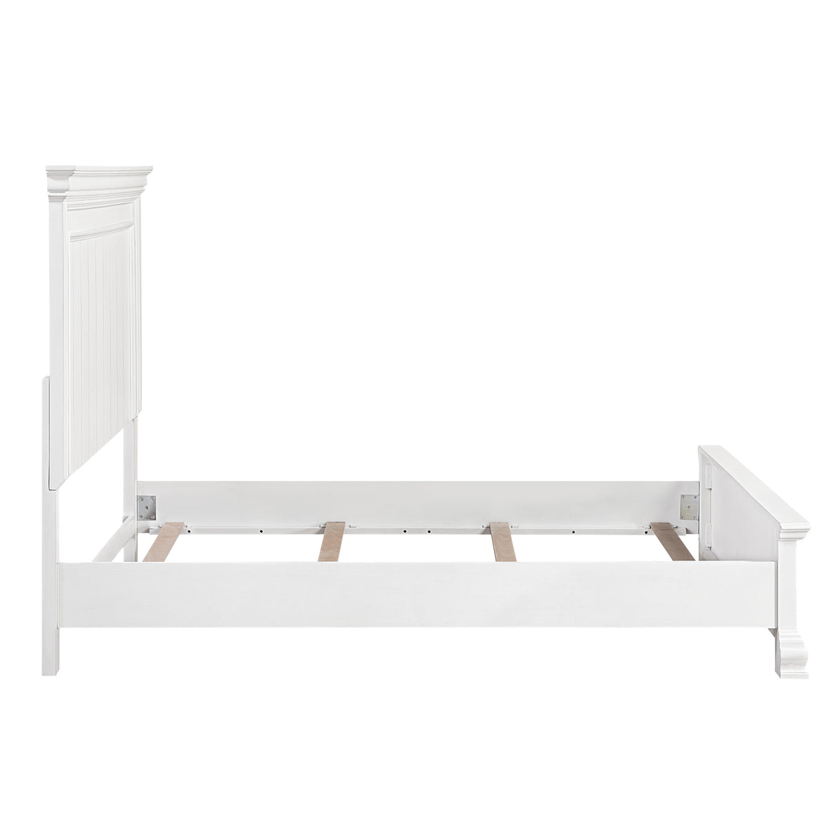 York White Eastern King Bed from Homelegance - Luna Furniture
