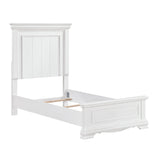 York White Twin Bed from Homelegance - Luna Furniture