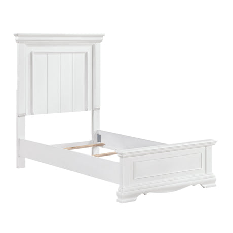 York White Twin Bed from Homelegance - Luna Furniture