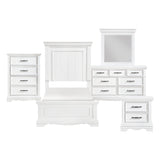 York White Youth Panel Bedroom Set from Homelegance - Luna Furniture