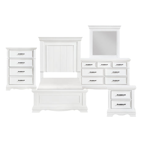 York White Youth Panel Bedroom Set from Homelegance - Luna Furniture