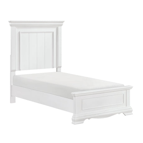 York White Youth Panel Bedroom Set from Homelegance - Luna Furniture