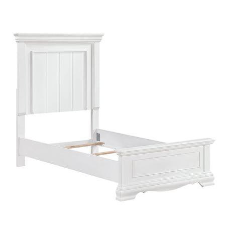 York White Youth Panel Bedroom Set from Homelegance - Luna Furniture