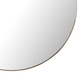 Georgina Round Mirror in Polished Brass from Four Hands - Luna Furniture