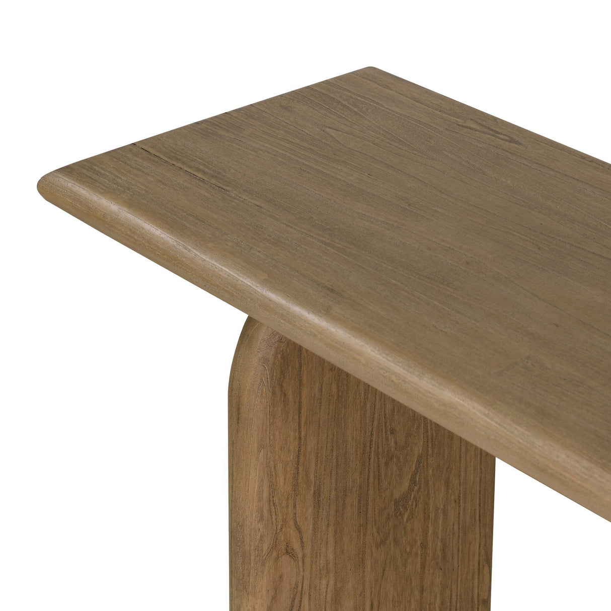 Sorrento Console Table in Aged Drift Mindi from Four Hands - Luna Furniture