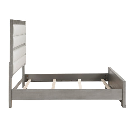 Owen Gray Queen Bed from Homelegance - Luna Furniture