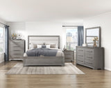 Owen Gray Queen Bed from Homelegance - Luna Furniture