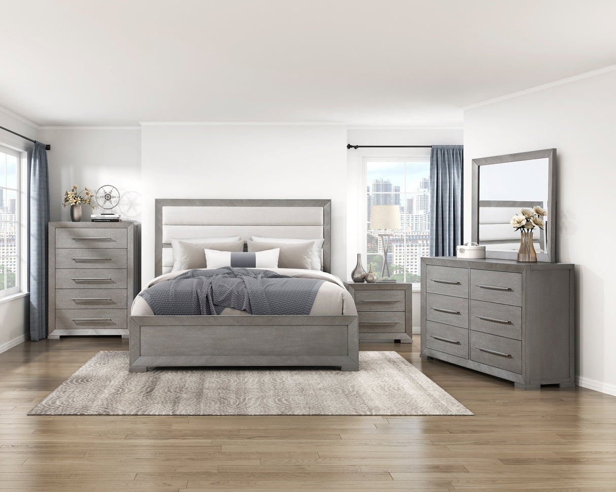 Owen Gray California King Bed from Homelegance - Luna Furniture
