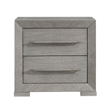 Owen Gray Night Stand from Homelegance - Luna Furniture