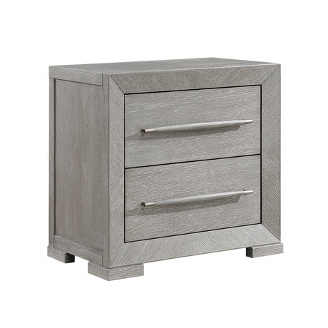 Owen Gray Night Stand from Homelegance - Luna Furniture