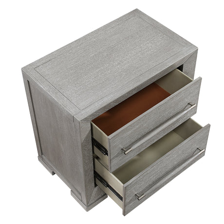 Owen Gray Night Stand from Homelegance - Luna Furniture