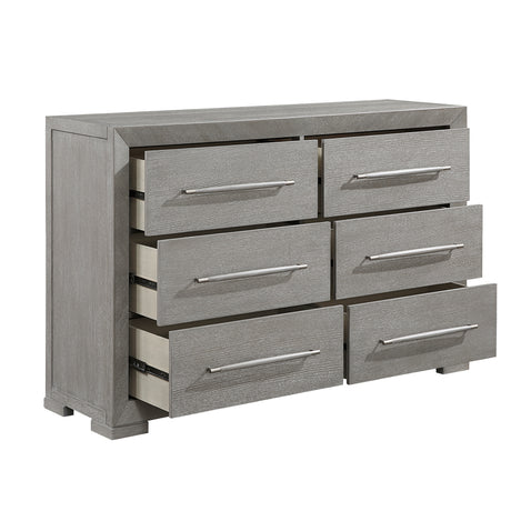 Owen Gray 4pc Set (QB+NS+DR+MR) from Homelegance - Luna Furniture