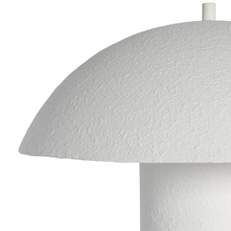 Santorini Table Lamp in Matte White Plaster from Four Hands - Luna Furniture