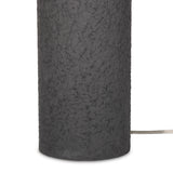 Santorini Table Lamp in Matte Black Plaster from Four Hands - Luna Furniture