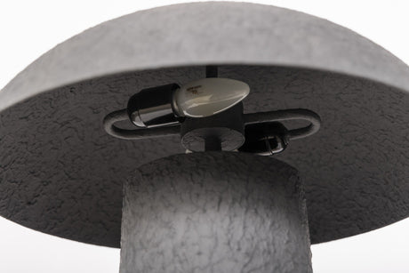 Santorini Table Lamp in Matte Black Plaster from Four Hands - Luna Furniture
