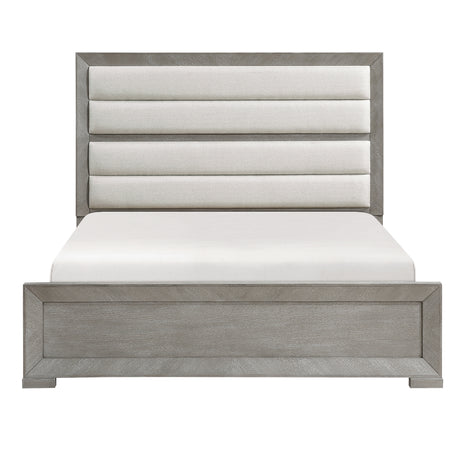 Owen Gray Eastern King Bed from Homelegance - Luna Furniture