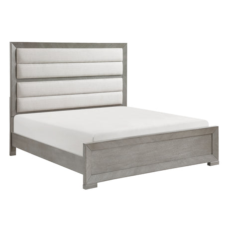 Owen Gray Eastern King Bed from Homelegance - Luna Furniture