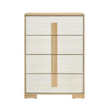 Sterling Natural/White 5pc Set (QB+NS+DR+MR+CH) from Homelegance - Luna Furniture